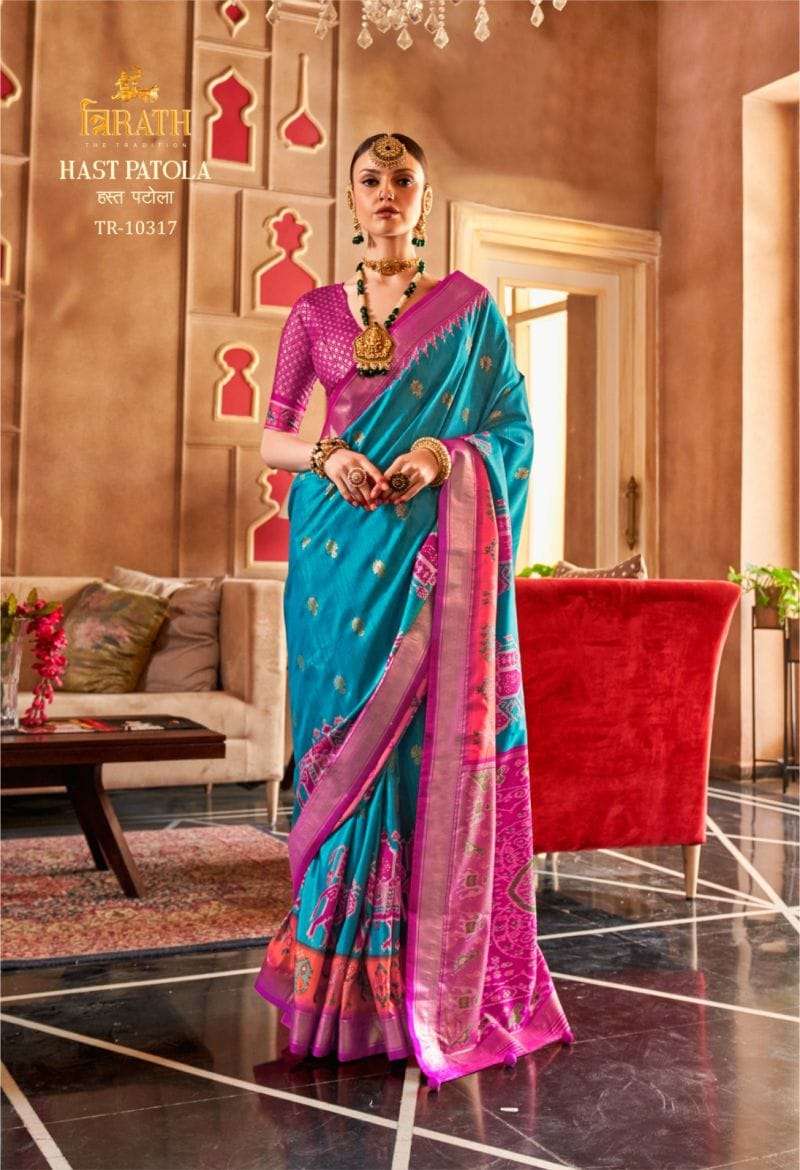 Trirath Hast Patola Silk Festive Wear Saree