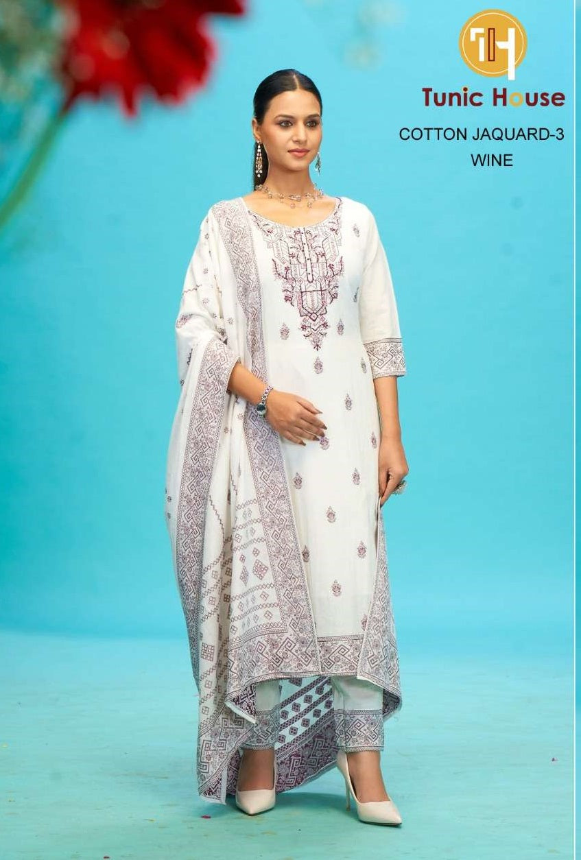 Tunic House Cotton Jacquard Vol-03