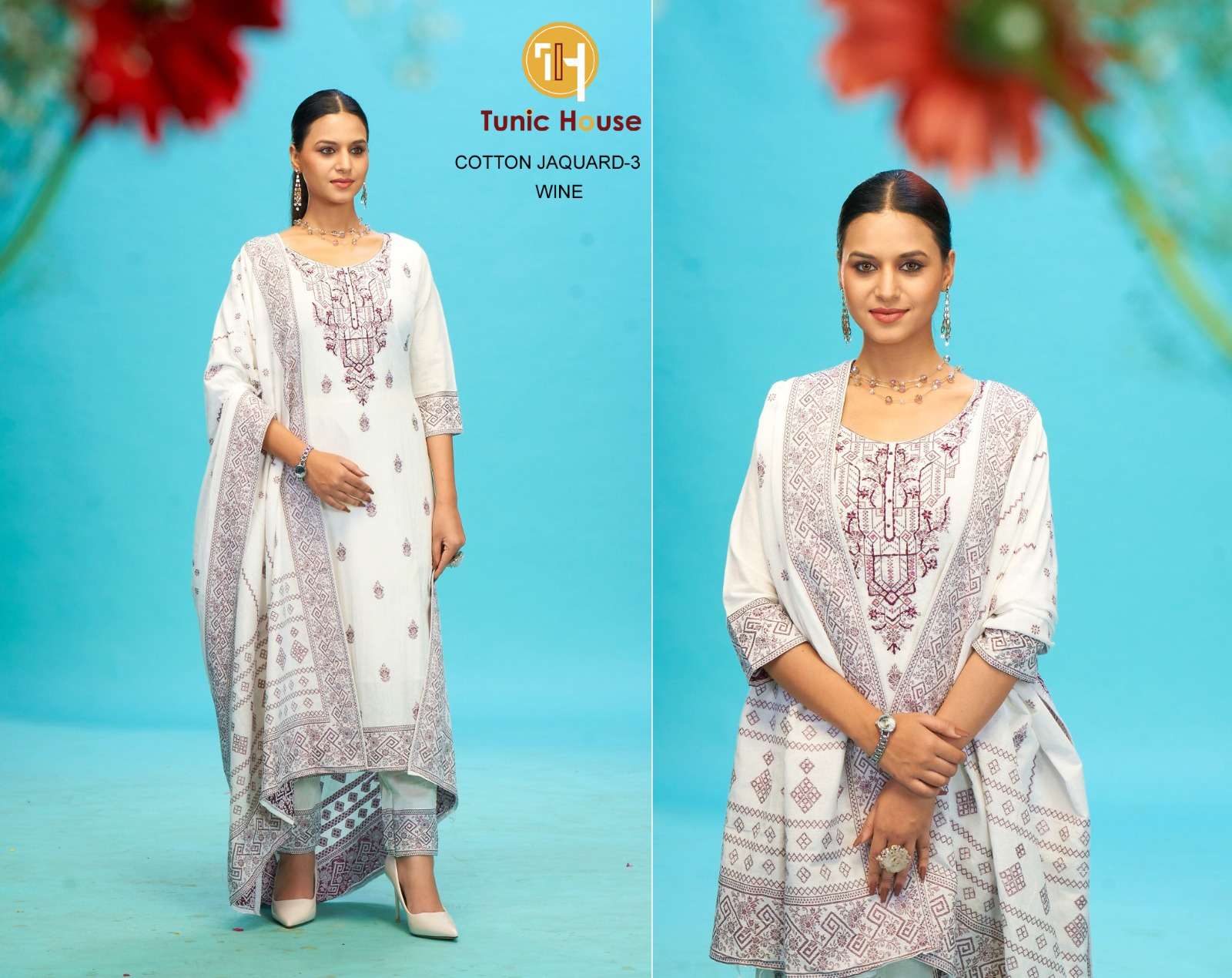 Tunic House Cotton Jacquard Vol-03