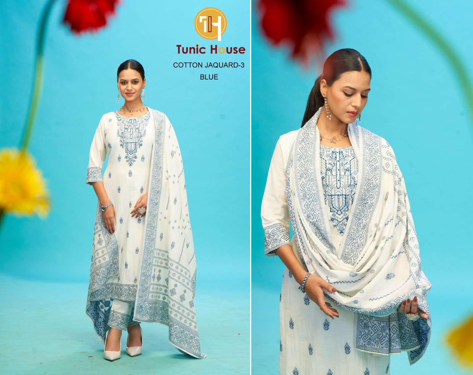 Tunic House Cotton Jacquard Vol-03