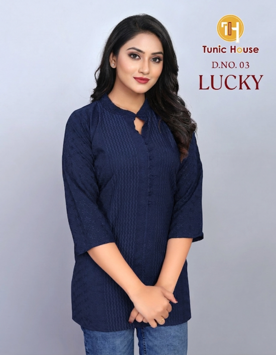 Tunic House Lucky Viscose Rayon Tunic Top