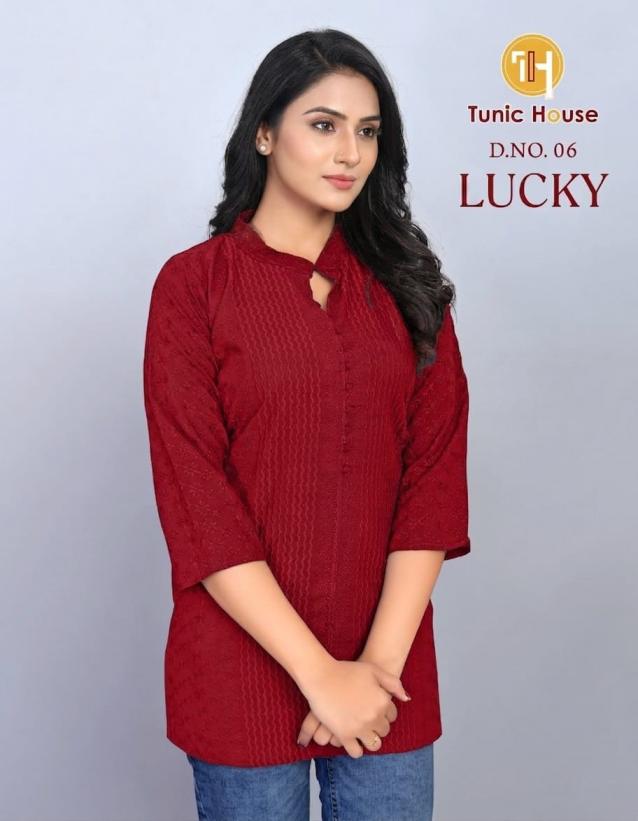Tunic House Lucky Viscose Rayon Tunic Top