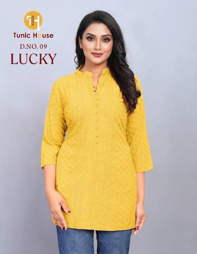 Tunic House Lucky Viscose Rayon Tunic Top