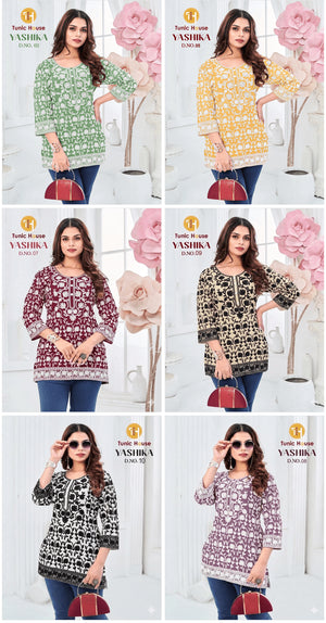 Tunic House Yashika Vol 2 Georgette Tops - Amrah Wholesale