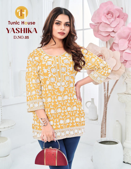 Tunic House Yashika Vol 2 Georgette Tops - Amrah Wholesale