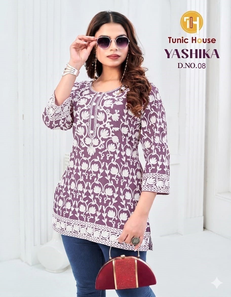 Tunic House Yashika Vol 2 Georgette Tops - Amrah Wholesale