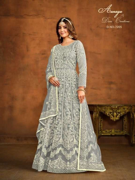 TWISHA AANAYA VOL - 172 Heavy Embroidery Net Dress Material - Amrah Wholesale