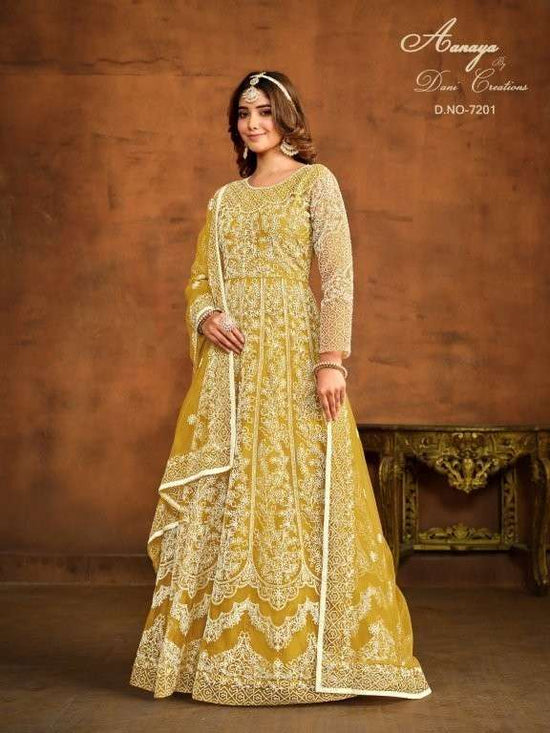 TWISHA AANAYA VOL - 172 Heavy Embroidery Net Dress Material - Amrah Wholesale