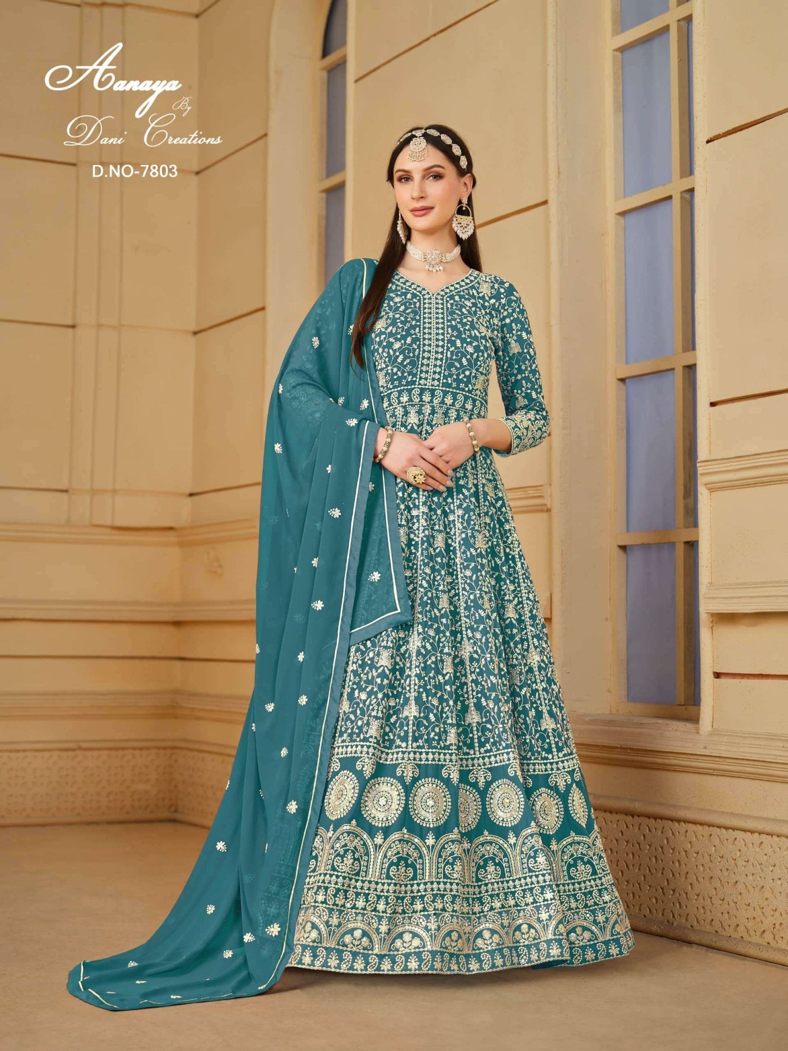 TWISHA AANAYA VOL-178 Faux Georgette Embroidered Pakistani Suit - Amrah Wholesale