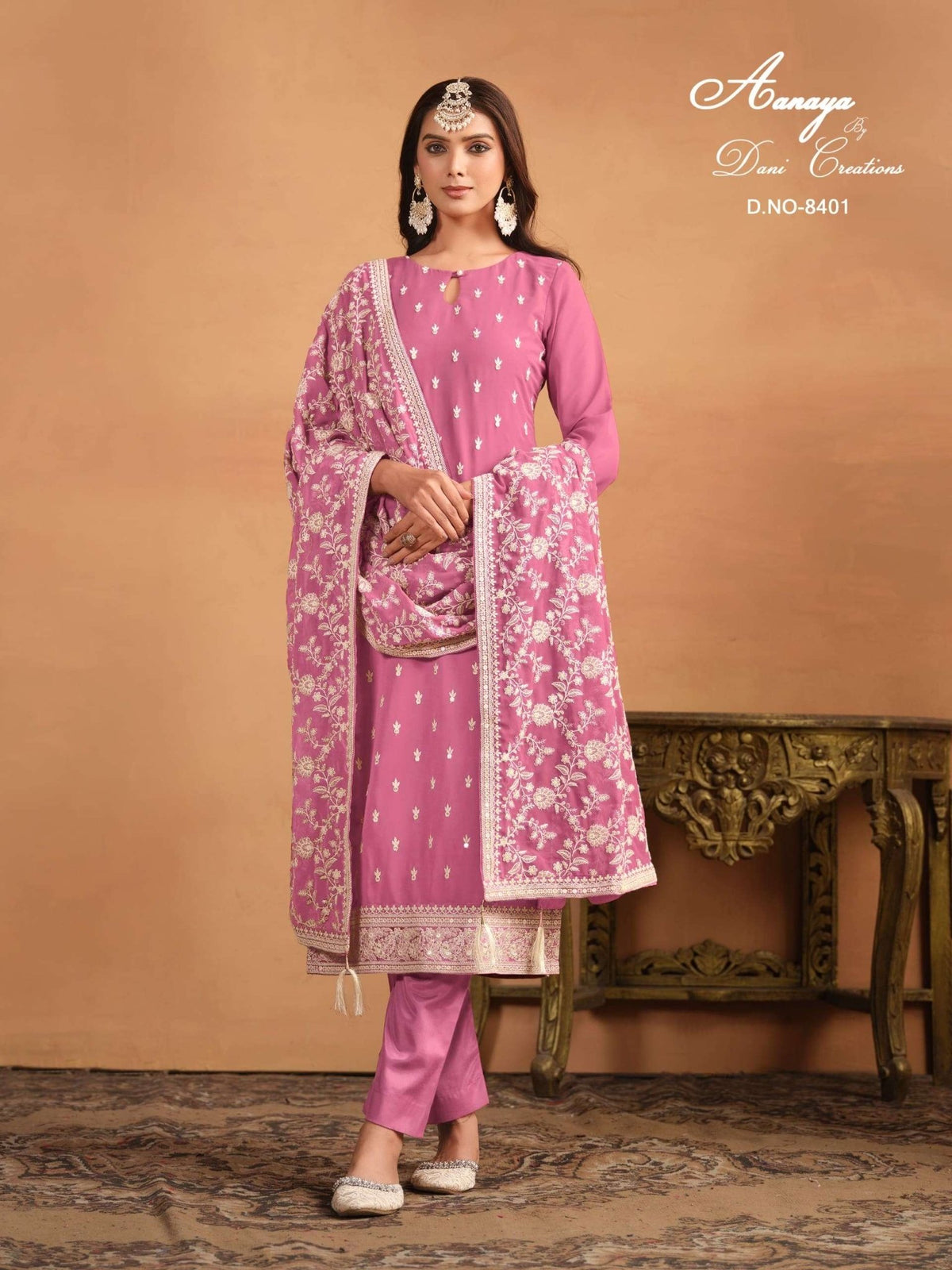 TWISHA AANAYA VOL - 184 Faux Georgette Pakistani Suit Set - Amrah Wholesale