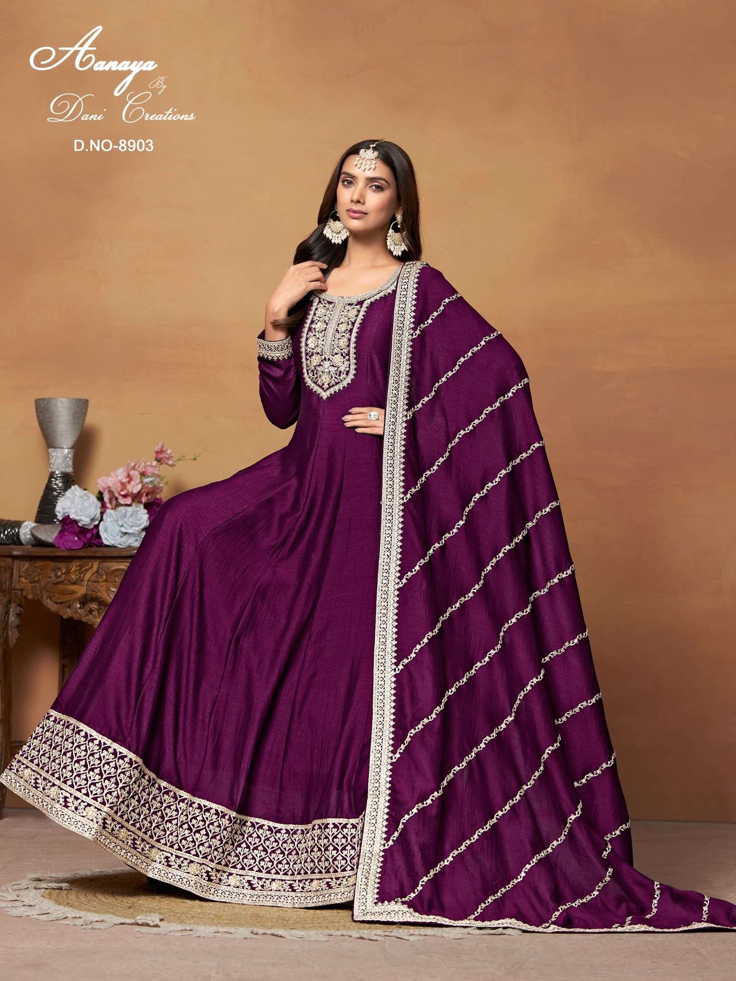 TWISHA AANAYA VOL - 189 Gown - Amrah Wholesale