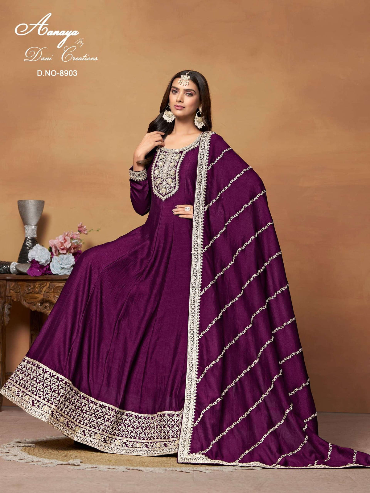 TWISHA AANAYA VOL - 189 Gown - Amrah Wholesale