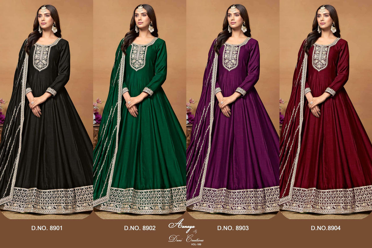 TWISHA AANAYA VOL - 189 Gown - Amrah Wholesale