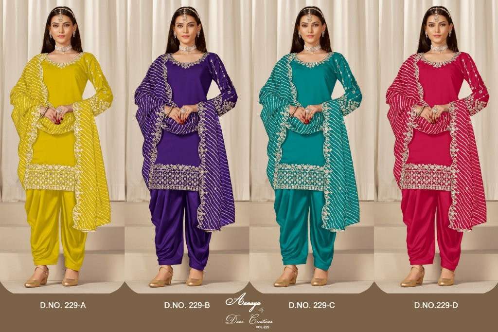 TWISHA AANAYA VOL-229 Roman Silk Embroidered Pakistani Suit