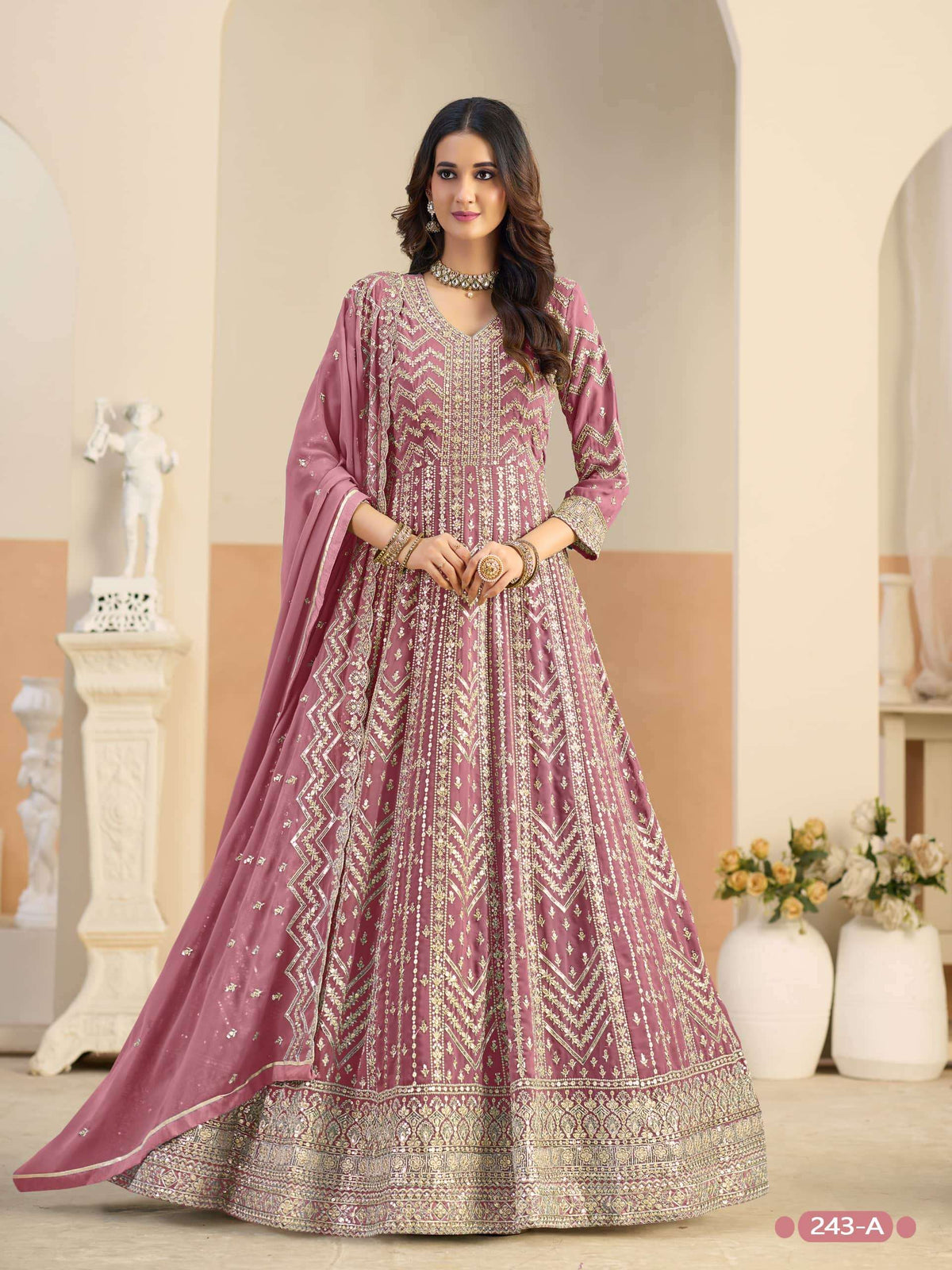 TWISHA AANAYA VOL - 243 Faux Georgette Pakistani Suit Wholesale Surat India - Amrah Wholesale