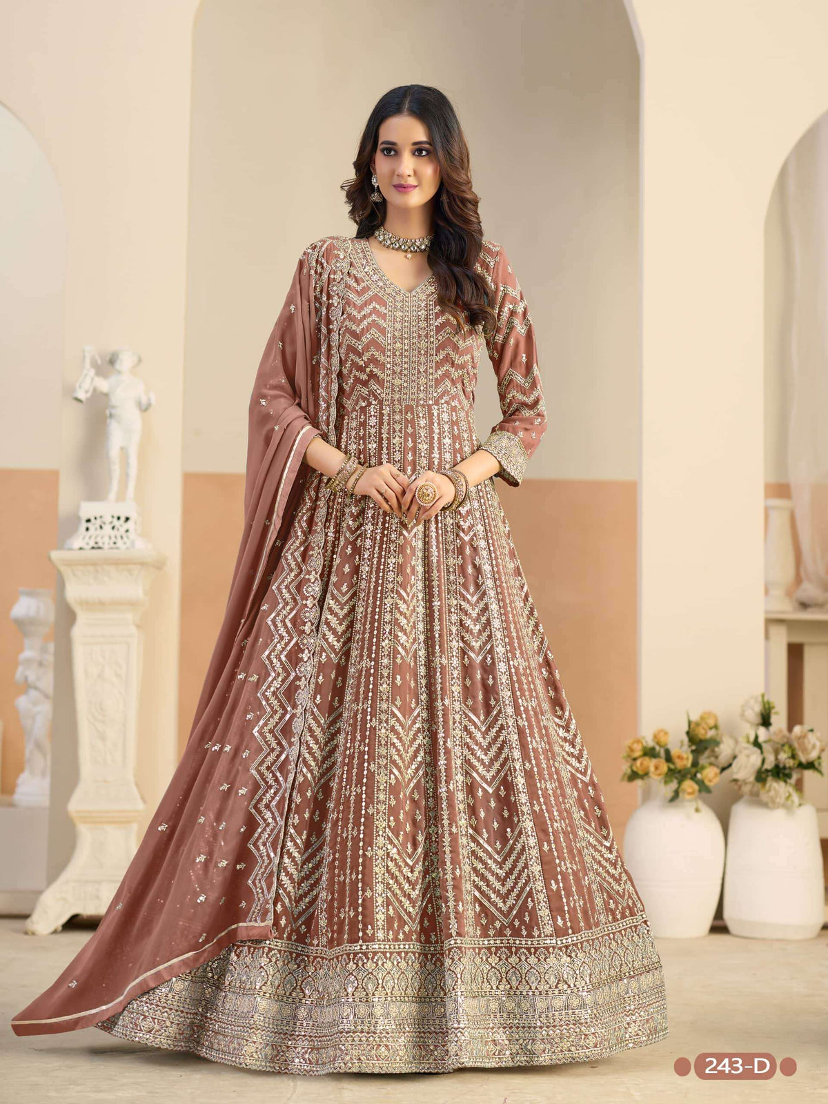TWISHA AANAYA VOL - 243 Faux Georgette Pakistani Suit Wholesale Surat India - Amrah Wholesale