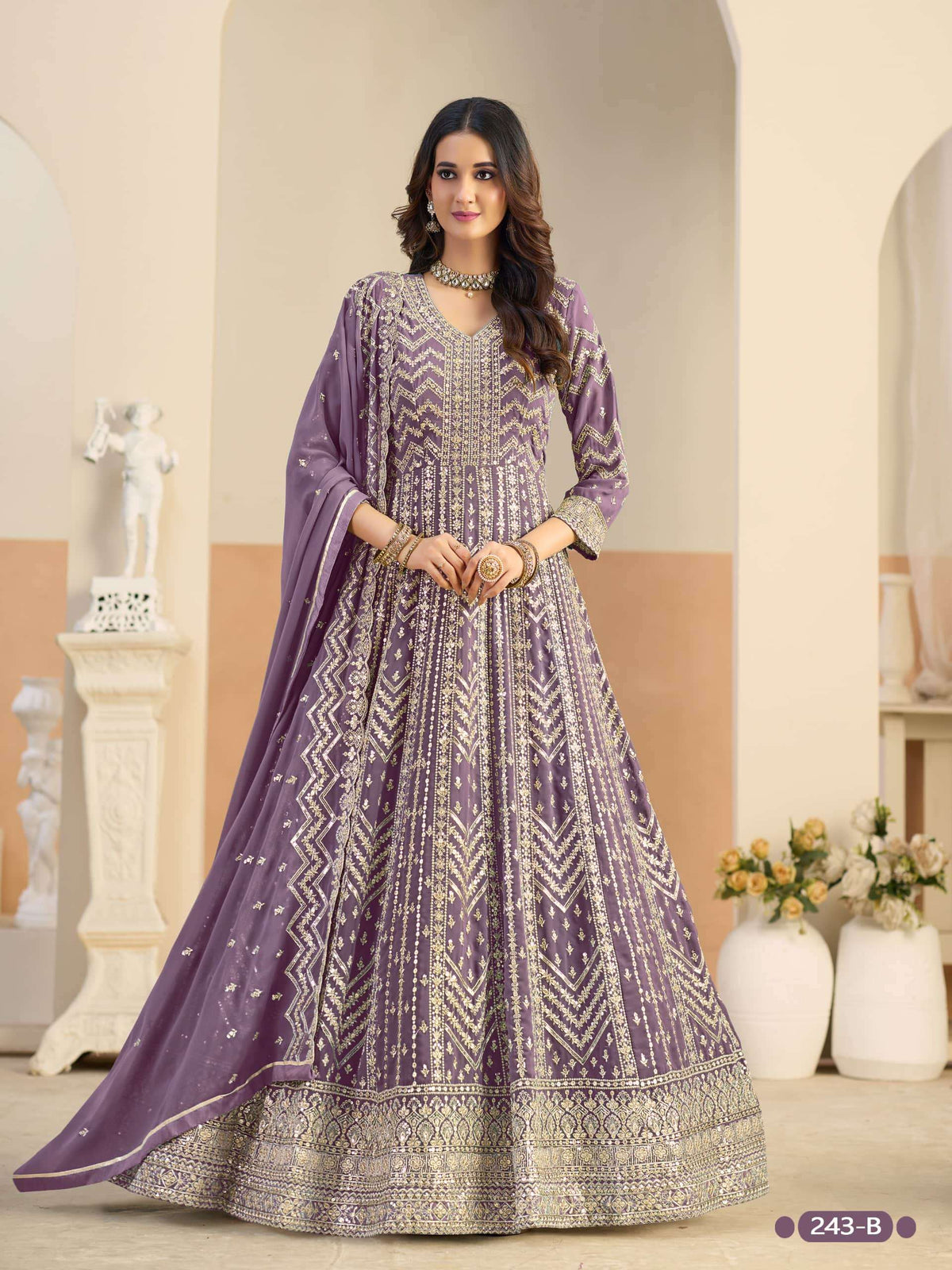 TWISHA AANAYA VOL - 243 Faux Georgette Pakistani Suit Wholesale Surat India - Amrah Wholesale