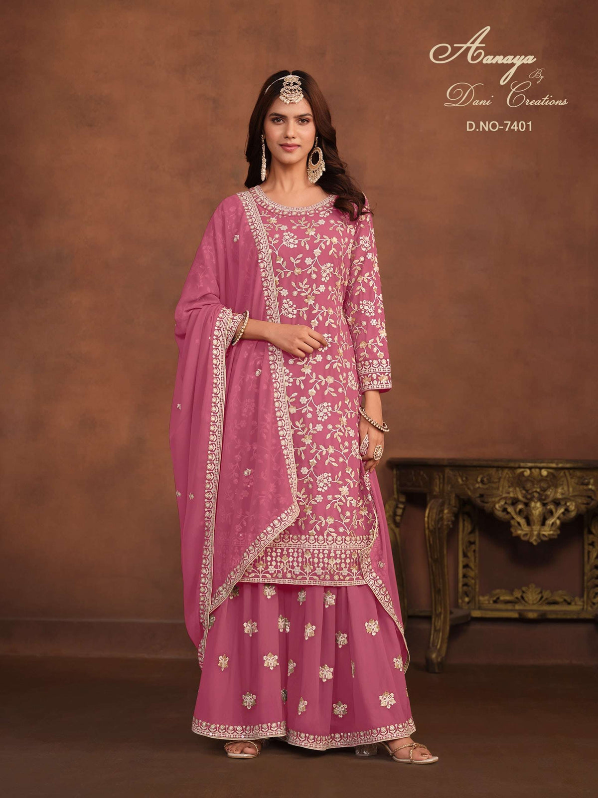 TWISHA Aanaya Vol-174 Faux Georgette Dress Material