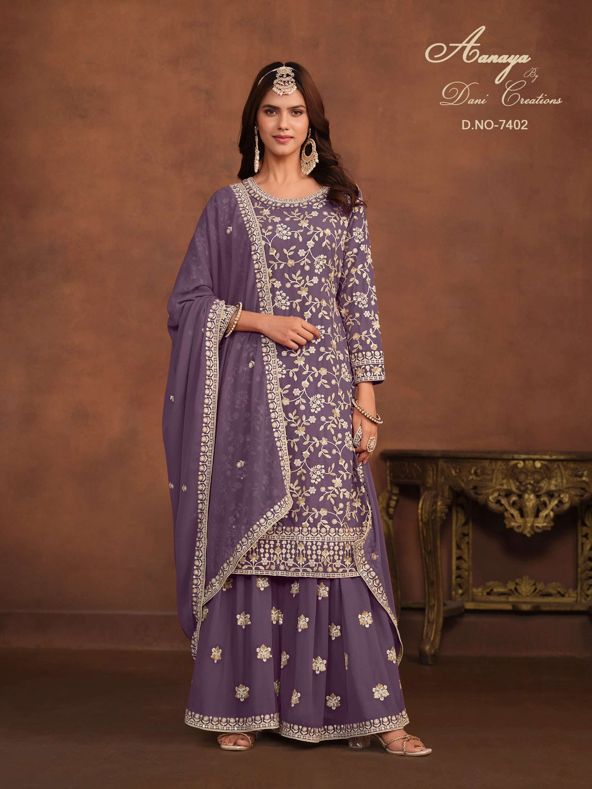 TWISHA Aanaya Vol-174 Faux Georgette Dress Material