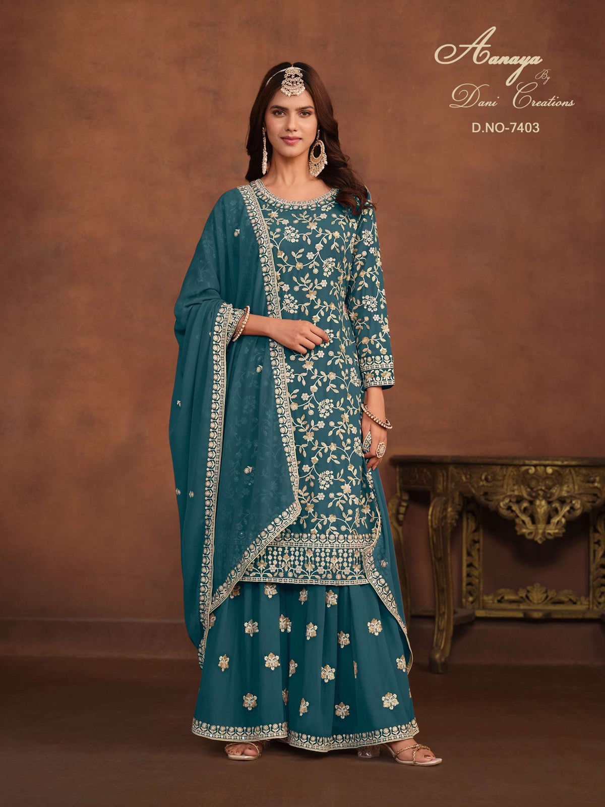 TWISHA Aanaya Vol-174 Faux Georgette Dress Material