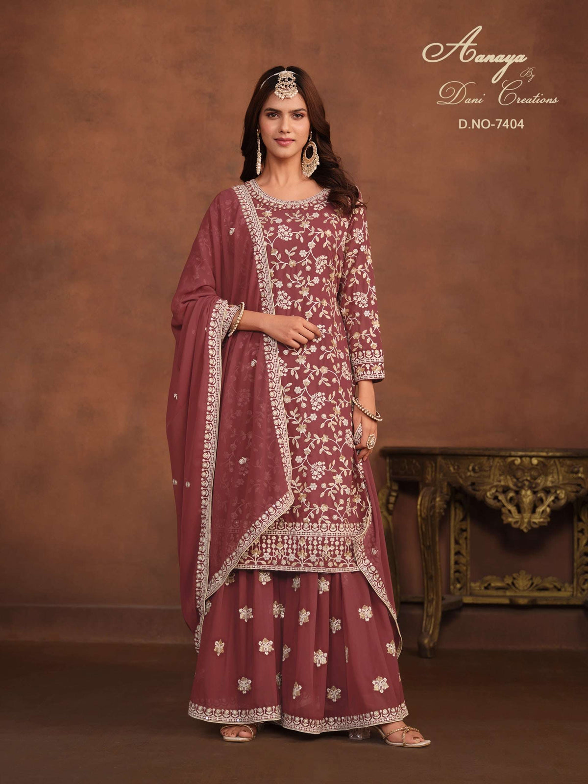 TWISHA Aanaya Vol-174 Faux Georgette Dress Material