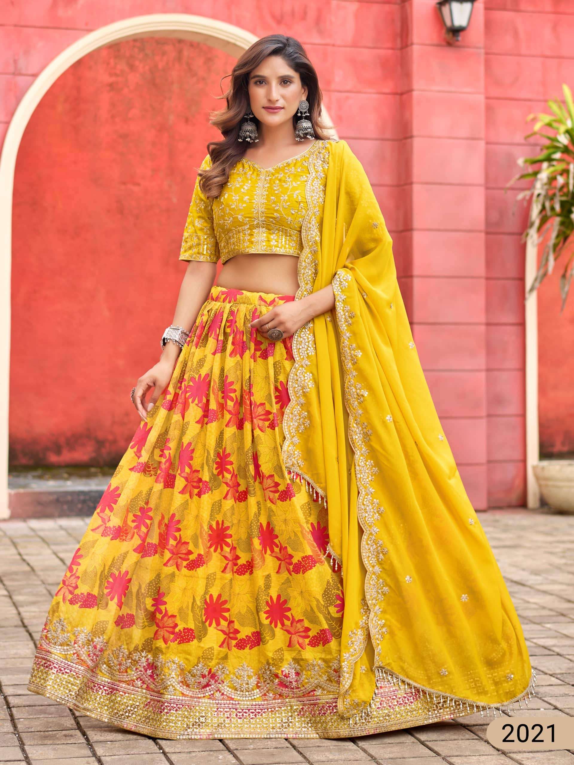 TWISHA MEHVISH VOL-22 Art Silk Embroidered Lehenga