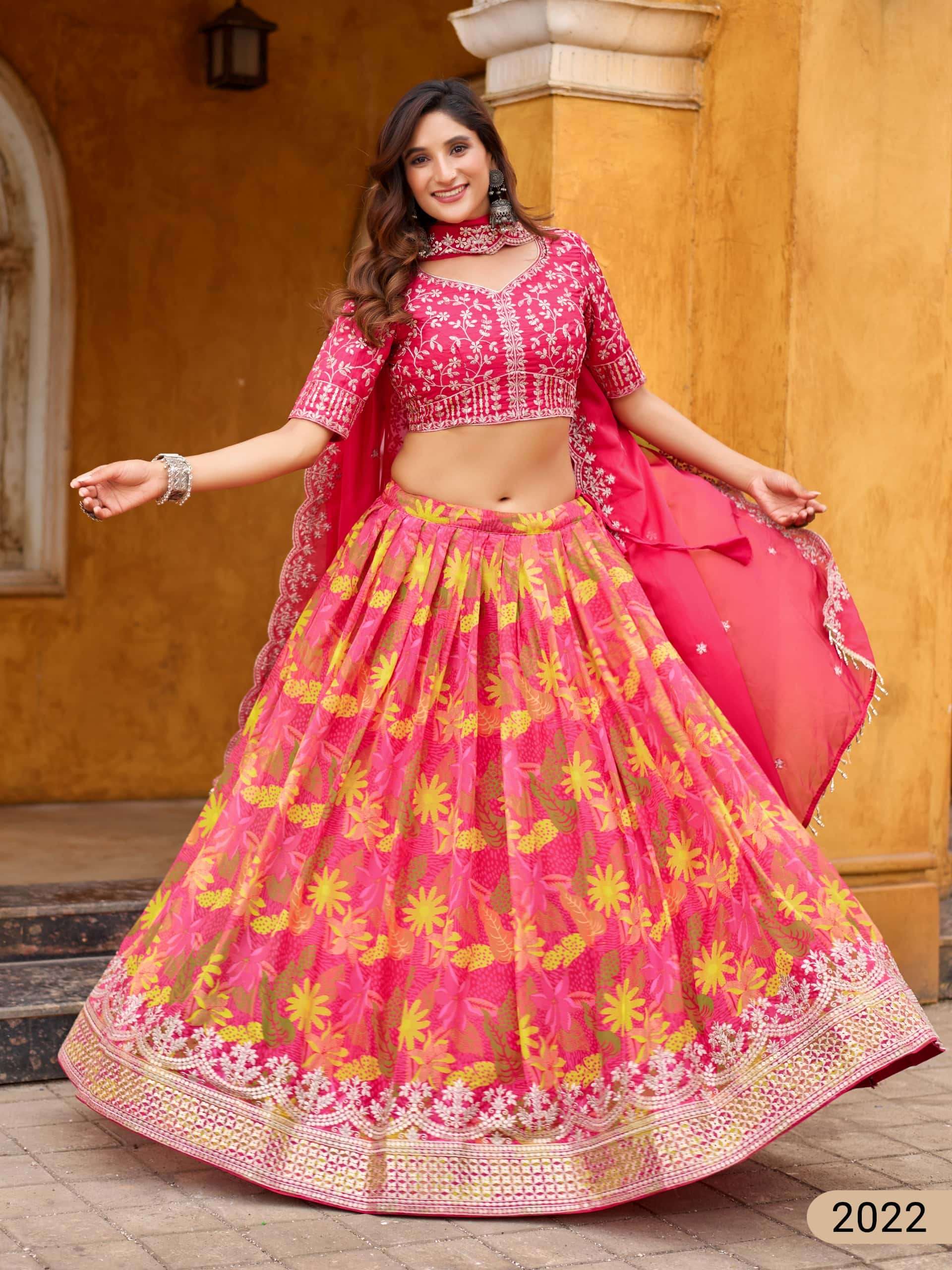 TWISHA MEHVISH VOL-22 Art Silk Embroidered Lehenga