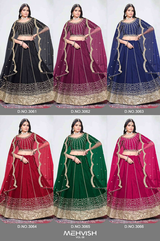 TWISHA MEHVISH VOL-36 Art Silk Embroidered Lehenga