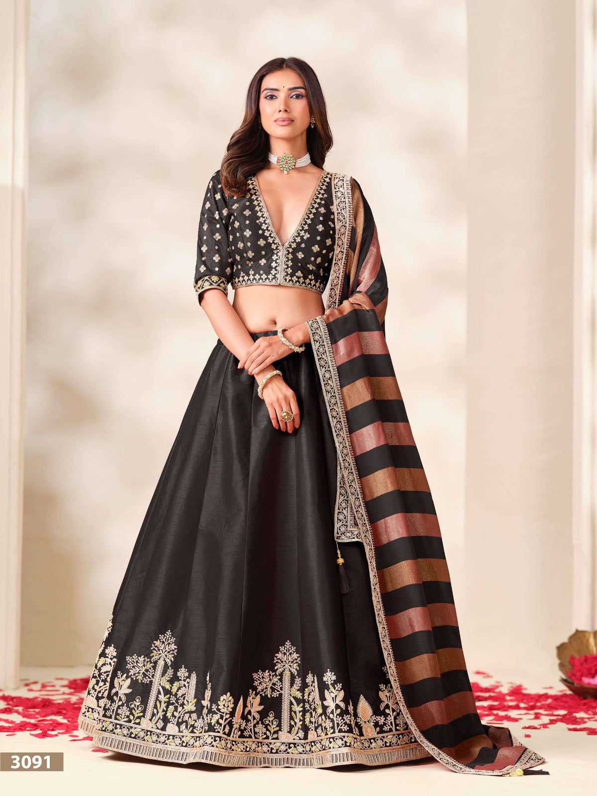 Twisha Mehvish Vol-39 Art Silk Embroidered Lehenga