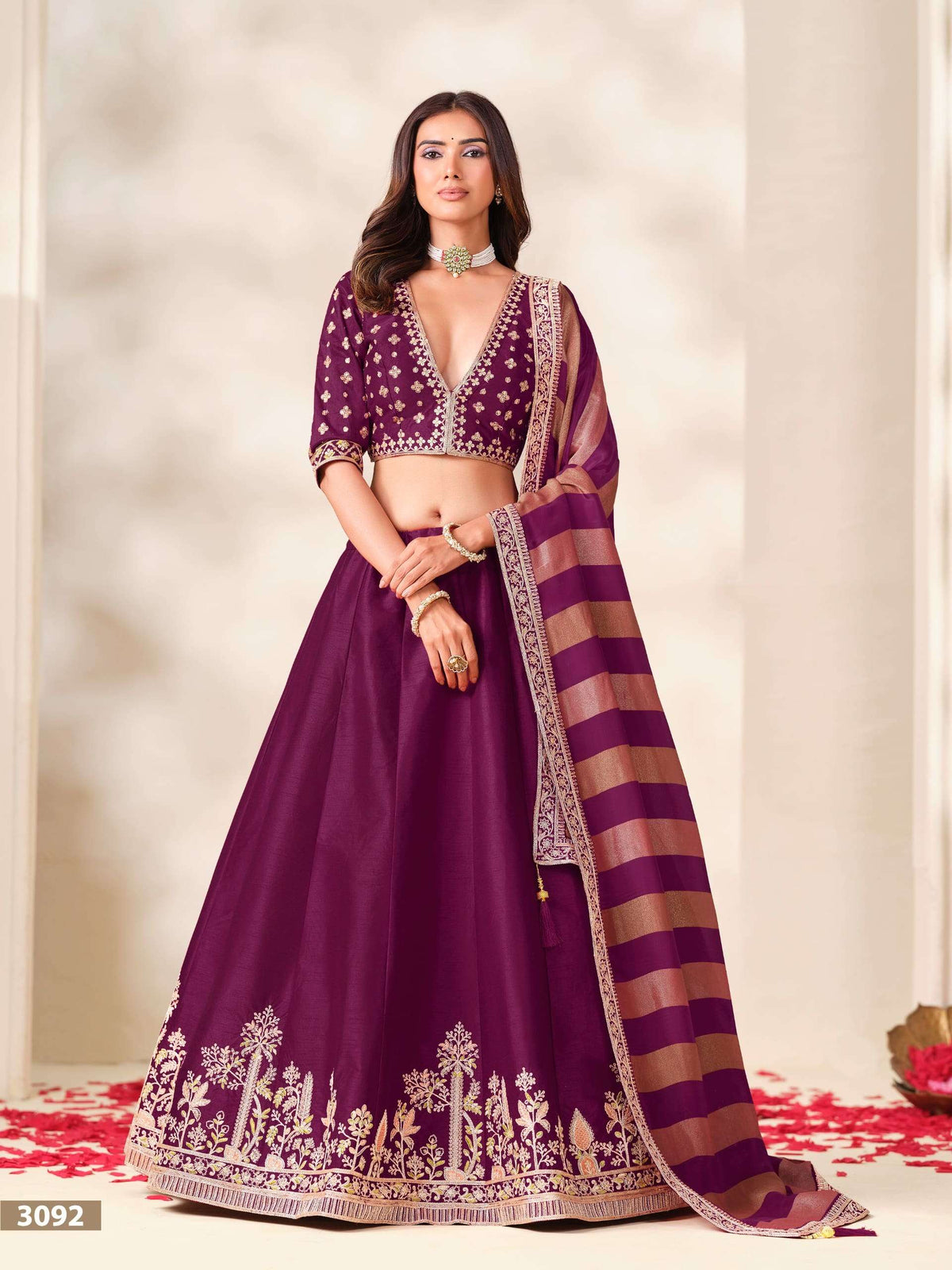 Twisha Mehvish Vol-39 Art Silk Embroidered Lehenga