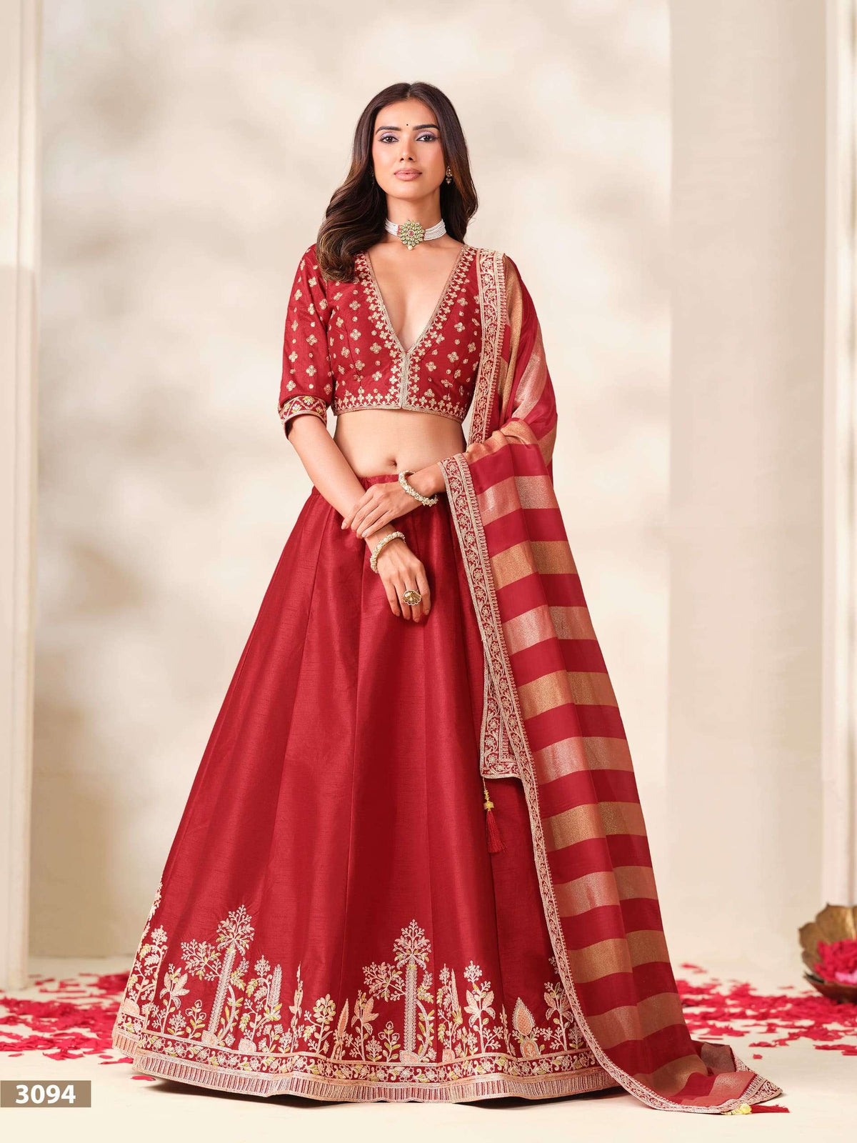 Twisha Mehvish Vol-39 Art Silk Embroidered Lehenga