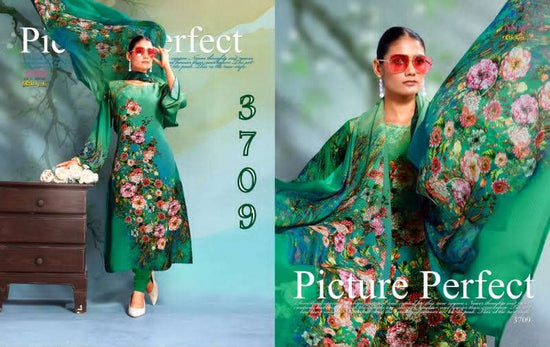 Vaishali Fashion 3700 Series Pure Crape Digital Printed Dress Material - Amrah Wholesale