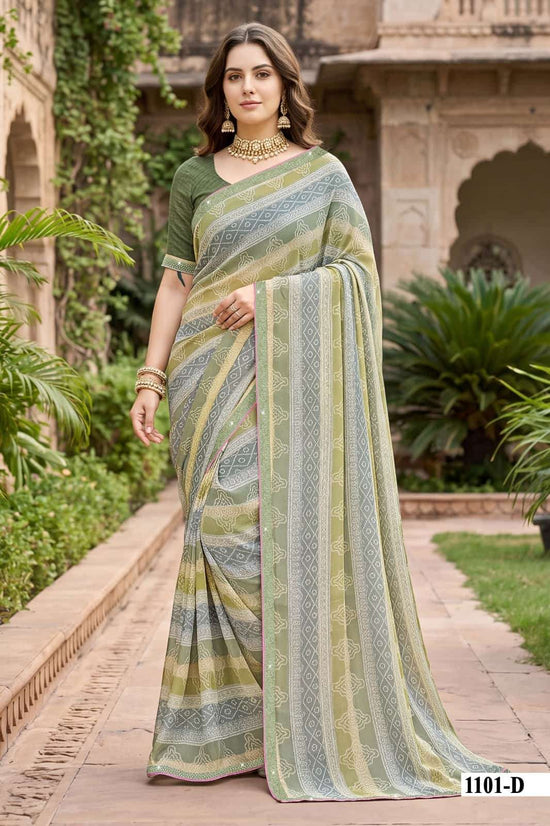 Vallabhi Abhilasha Vol 11 Bandhani Print Saree - Amrah Wholesale