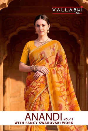 Vallabhi Anandi Vol 11 Weightless Saree