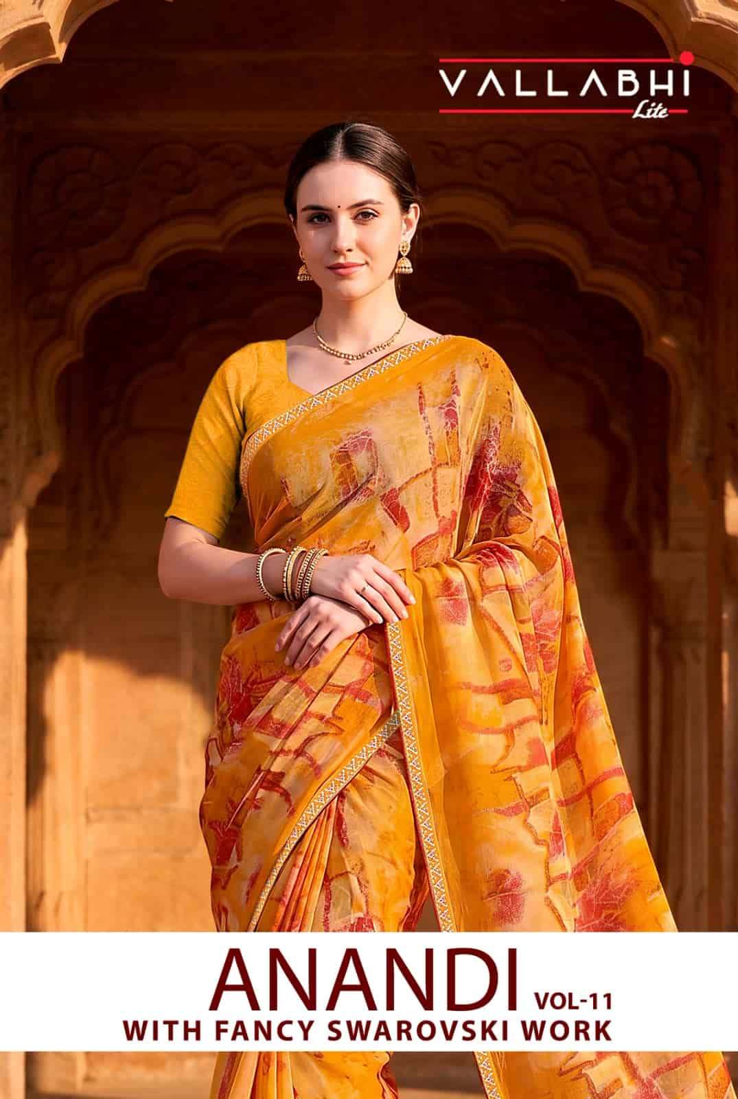 Vallabhi Anandi Vol 11 Weightless Saree