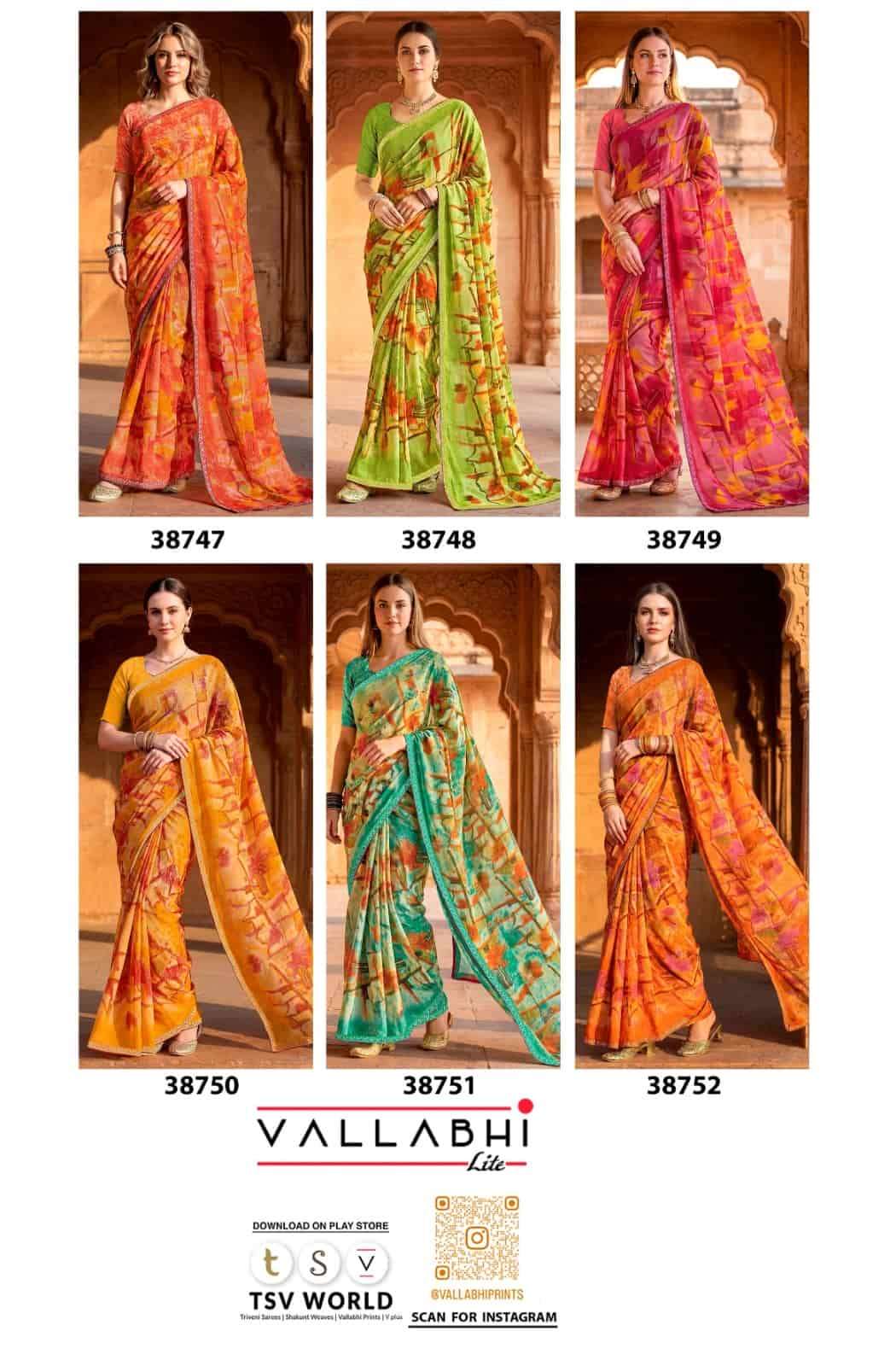 Vallabhi Anandi Vol 11 Weightless Saree
