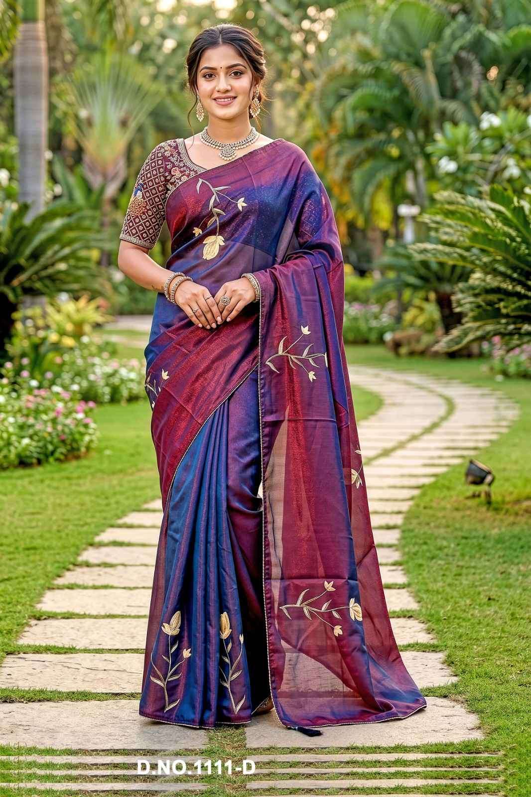 Vallabhi Manshika Vol 11 NC Satin Brush Print Saree - Amrah Wholesale