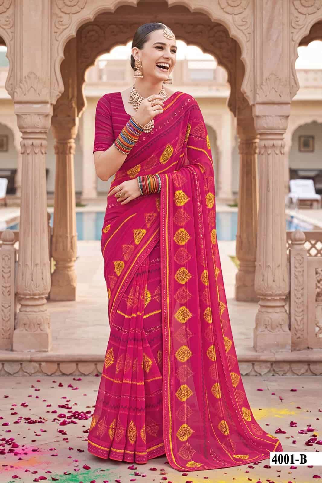 Vallabhi Nandita Vol 4 Weightless Abstract Swarovski Saree