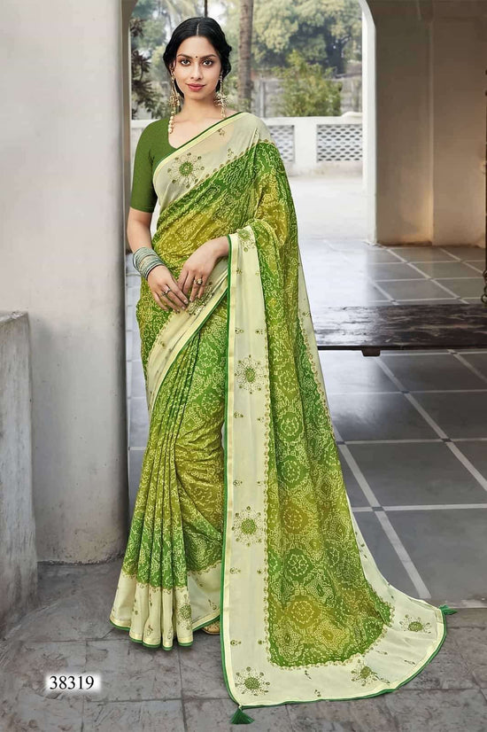 Vallabhi Prints Abhilasha Vol 8 Weightless Abstract Print Saree