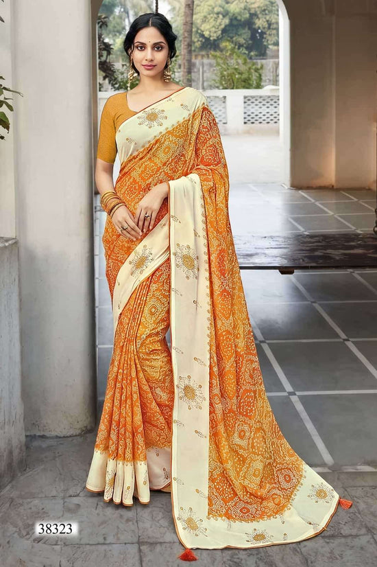 Vallabhi Prints Abhilasha Vol 8 Weightless Abstract Print Saree