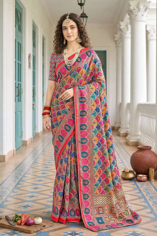 Vallabhi Prints Avadhi Vol 6 Chinnon Ethnic Print Saree