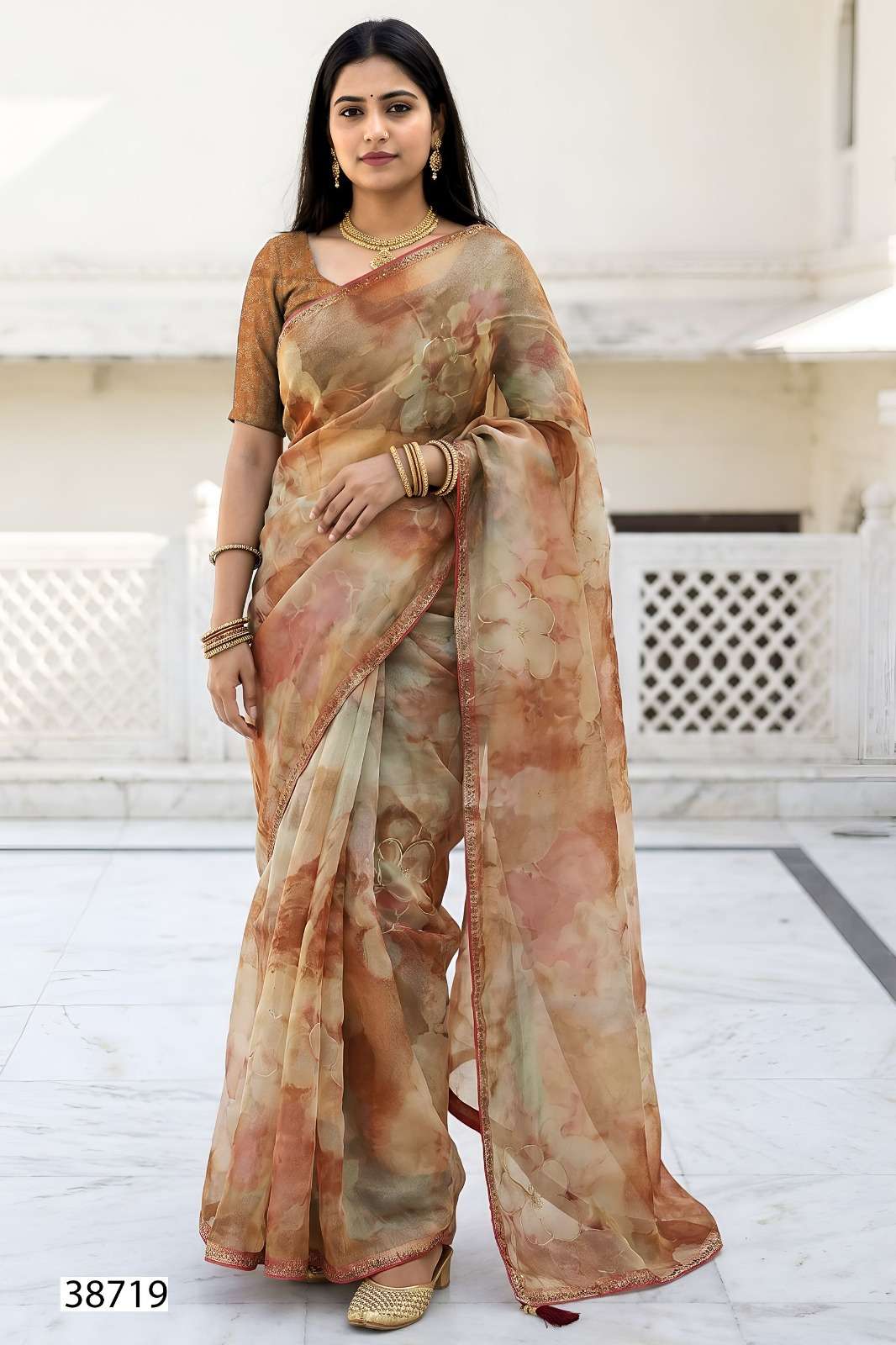 Vallabhi Prints Berry Vol 17 Satin Printed Saree Wholesale Price Surat