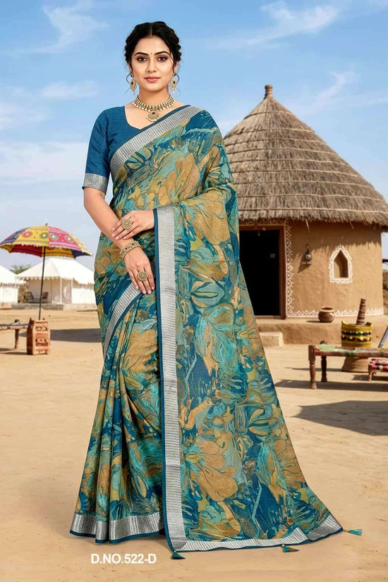 Vallabhi Prints Jiya Vol 40 Premium Moss Georgette Saree Collection - Amrah Wholesale