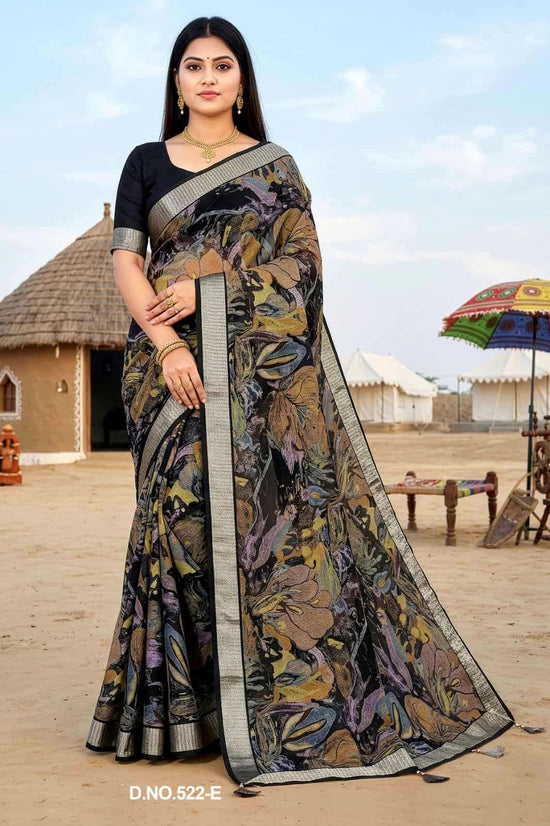 Vallabhi Prints Jiya Vol 40 Premium Moss Georgette Saree Collection - Amrah Wholesale