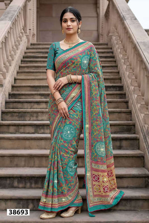 Vallabhi Suhani Weightless Ethnic Print Saree Collection Wholesale - Amrah Wholesale