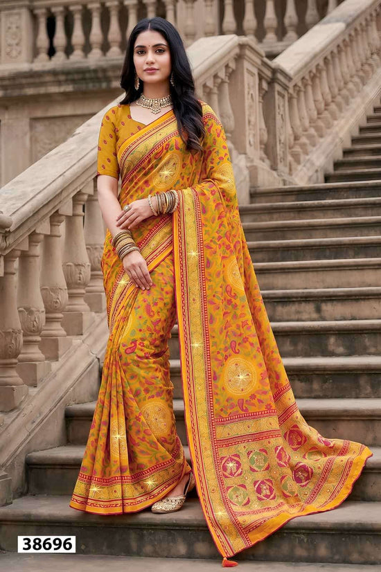 Vallabhi Suhani Weightless Ethnic Print Saree Collection Wholesale - Amrah Wholesale