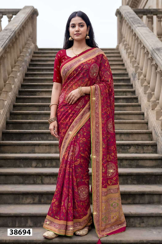 Vallabhi Suhani Weightless Ethnic Print Saree Collection Wholesale - Amrah Wholesale