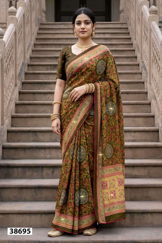 Vallabhi Suhani Weightless Ethnic Print Saree Collection Wholesale - Amrah Wholesale