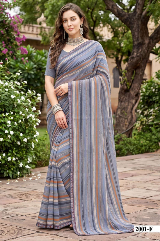 Vallabhi Vaidehi Vol 2 Leheriya Print Saree - Amrah Wholesale