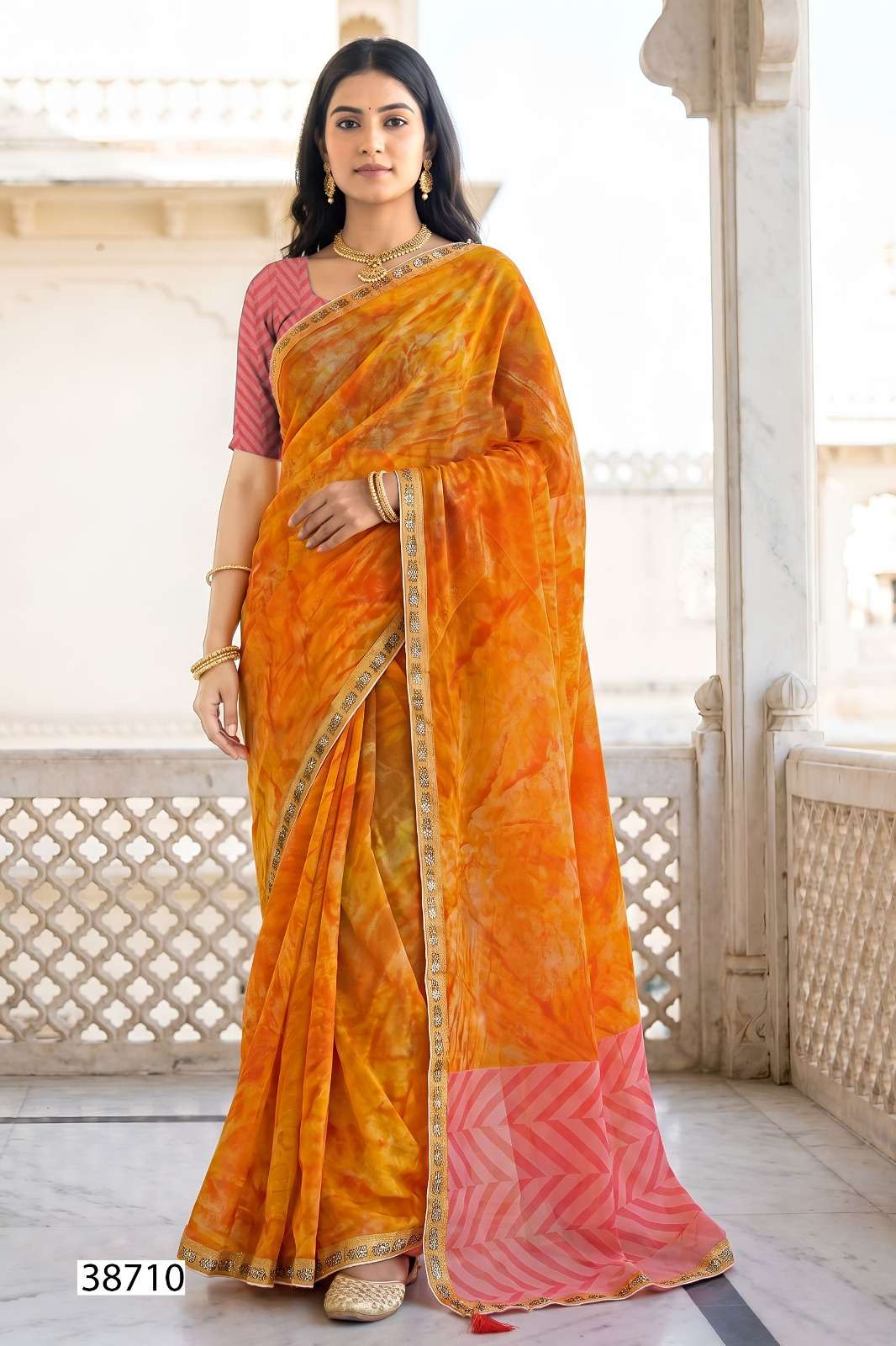 Vallabhi Vardani Vol 13 Weightless Floral Print Saree Collection Wholesale - Amrah Wholesale